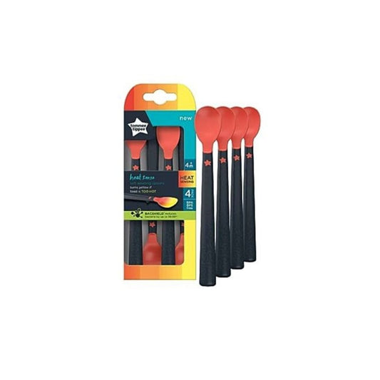 Tommee Tippee Design Heat Sensing Spoons Pack of 4 | Luxury Home Accessories | Heulog Glow