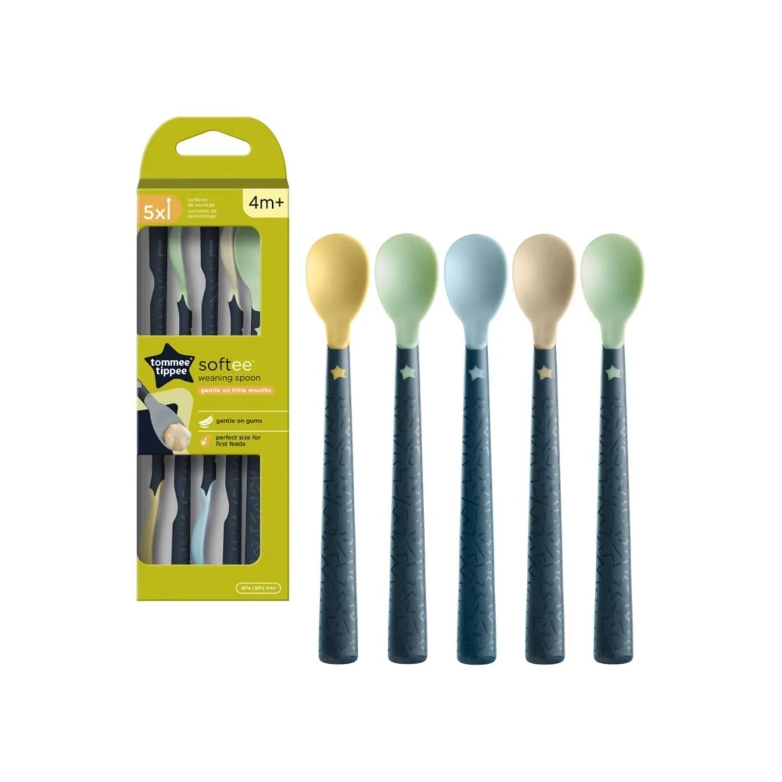 Tommee Tippee Design Weaning Spoons Pack of 5 | Luxury Home Accessories | Heulog Glow