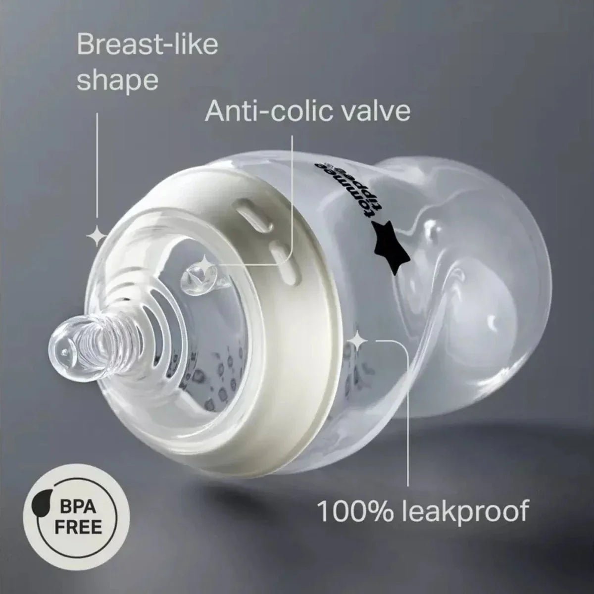 Tommee Tippee Natural Start Baby Bottle Pack of 3 | Luxury Home Accessories | Heulog Glow