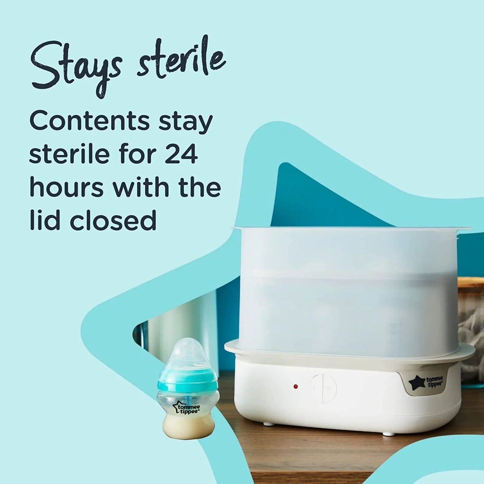 Tommee Tippee Super Steam Steriliser - White | Luxury Home Accessories | Heulog Glow