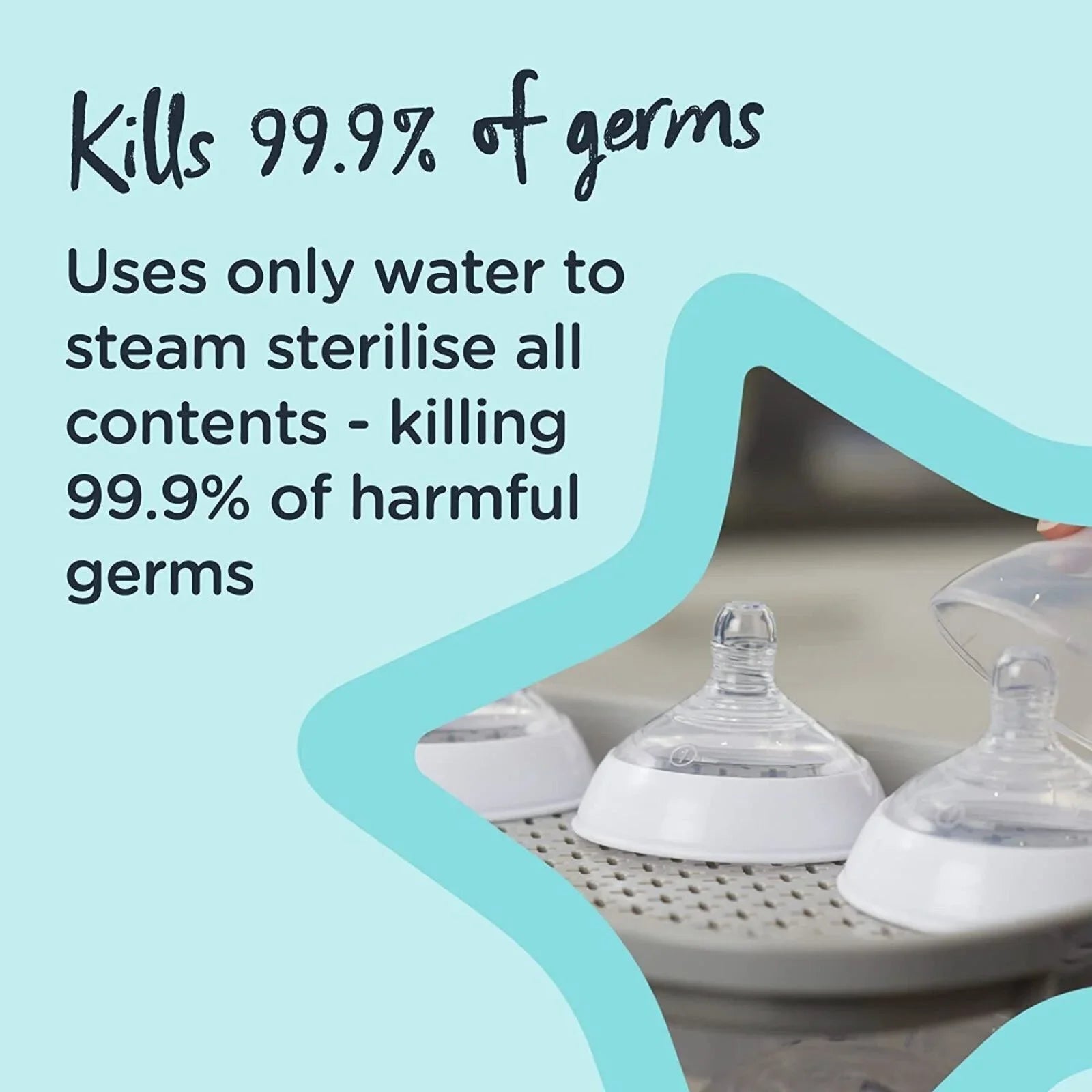 Tommee Tippee Super Steam Steriliser - White | Luxury Home Accessories | Heulog Glow