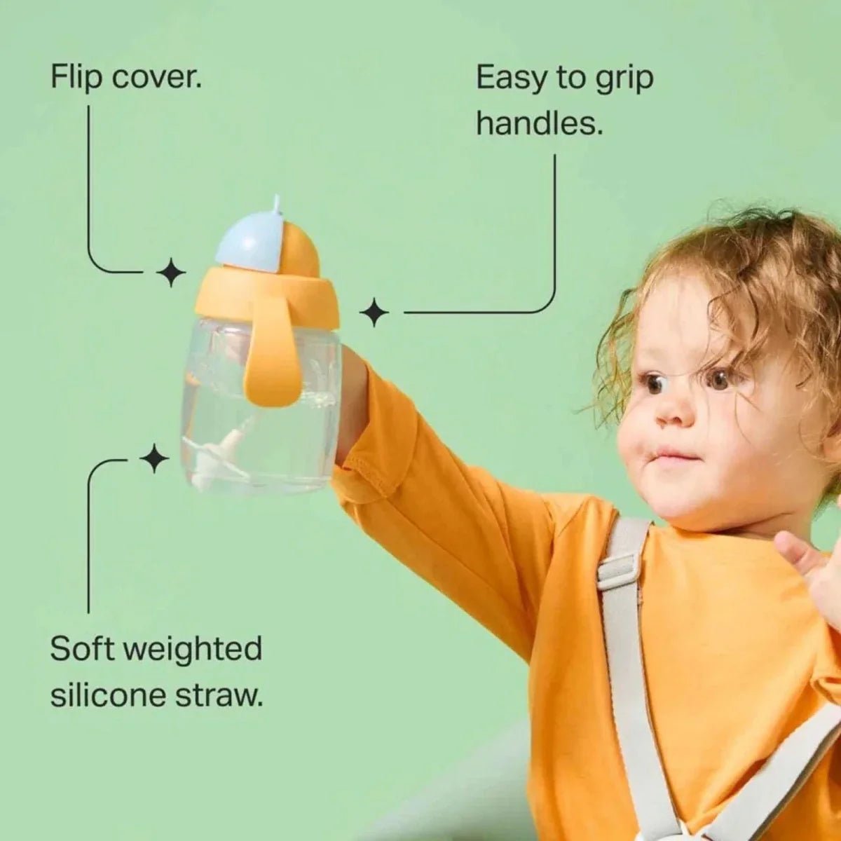 Tommee Tippee Trainer Straw 6+ Months 240ml Assorted | Luxury Home Accessories | Heulog Glow