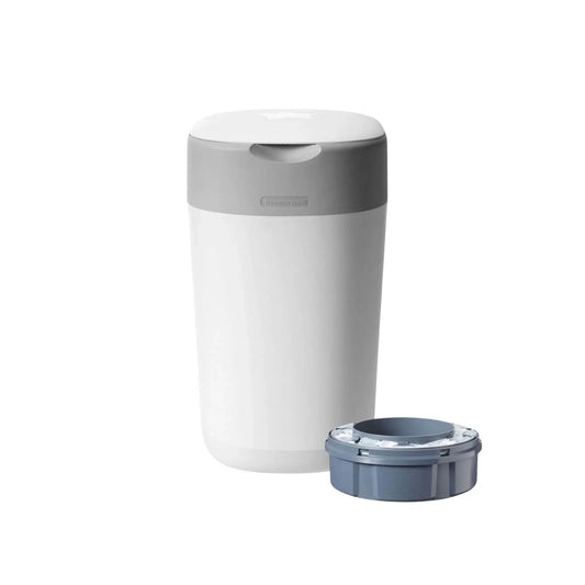 Tommee Tippee Twist & Click Nappy Disposal Tub - White | Luxury Home Accessories | Heulog Glow