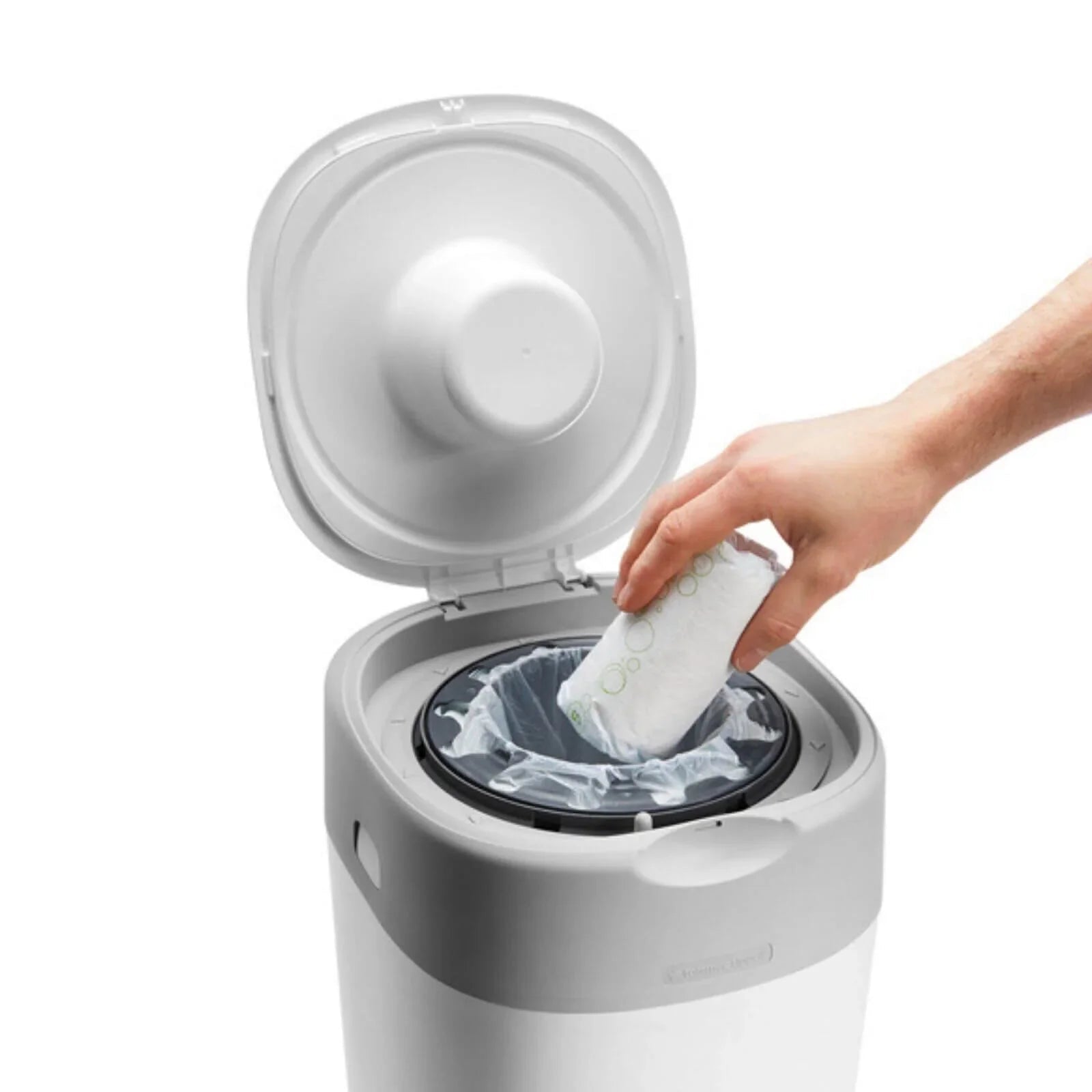 Tommee Tippee Twist & Click Nappy Disposal Tub - White | Luxury Home Accessories | Heulog Glow