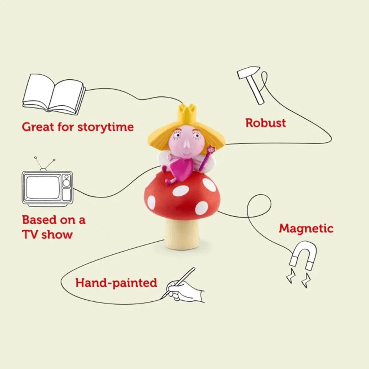 Tonies Ben & Holly's Little Kingdom Audio Play - Holly | Luxury Home Accessories | Heulog Glow