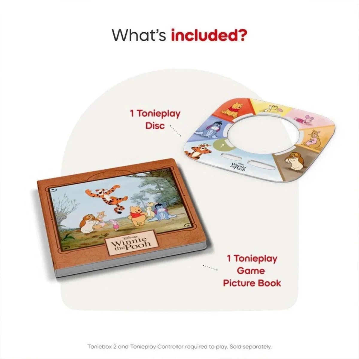 Tonies Tonieplay Disney Winnie the Pooh Tigger's Mix-Up Fix-Up Game | Luxury Home Accessories | Heulog Glow