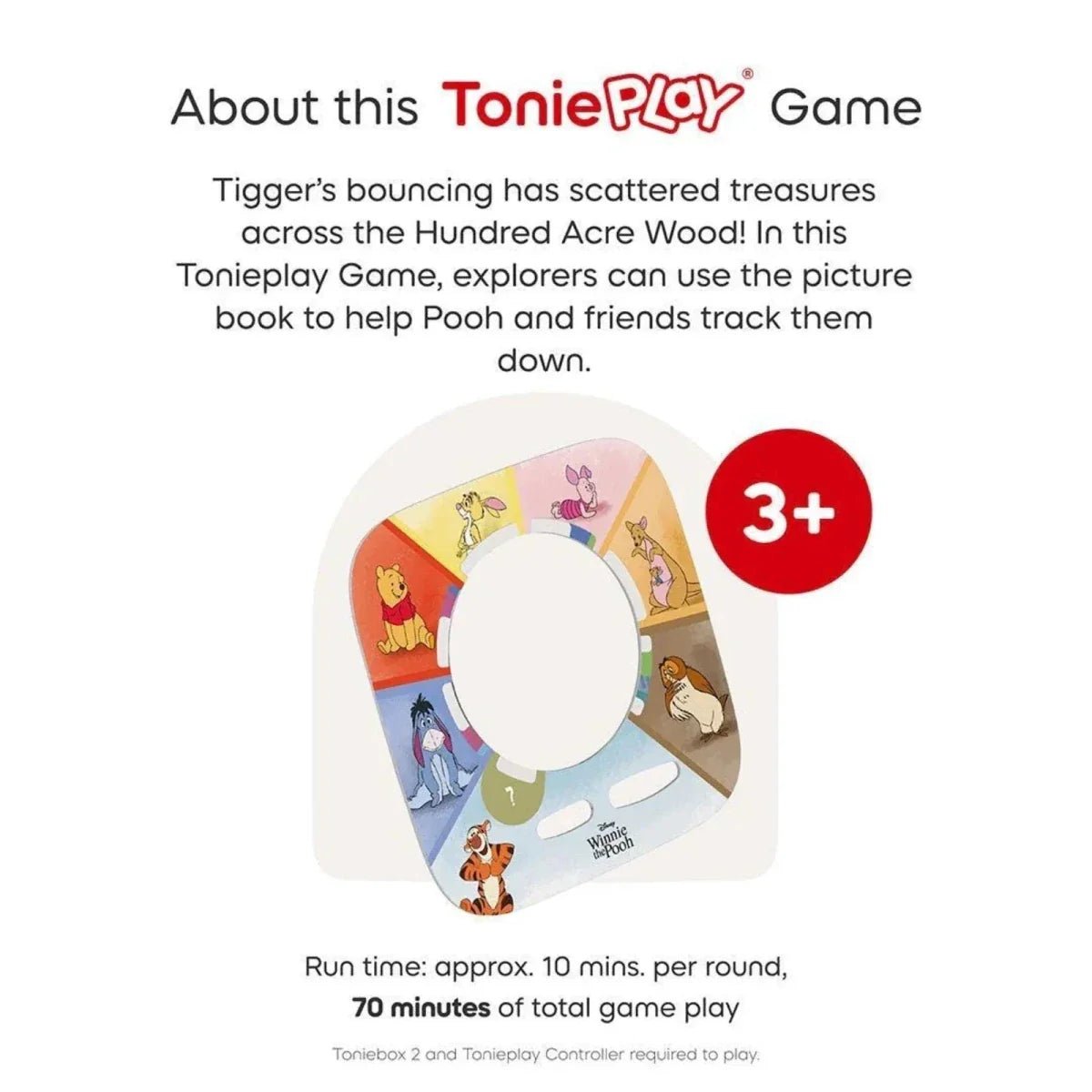 Tonies Tonieplay Disney Winnie the Pooh Tigger's Mix-Up Fix-Up Game | Luxury Home Accessories | Heulog Glow