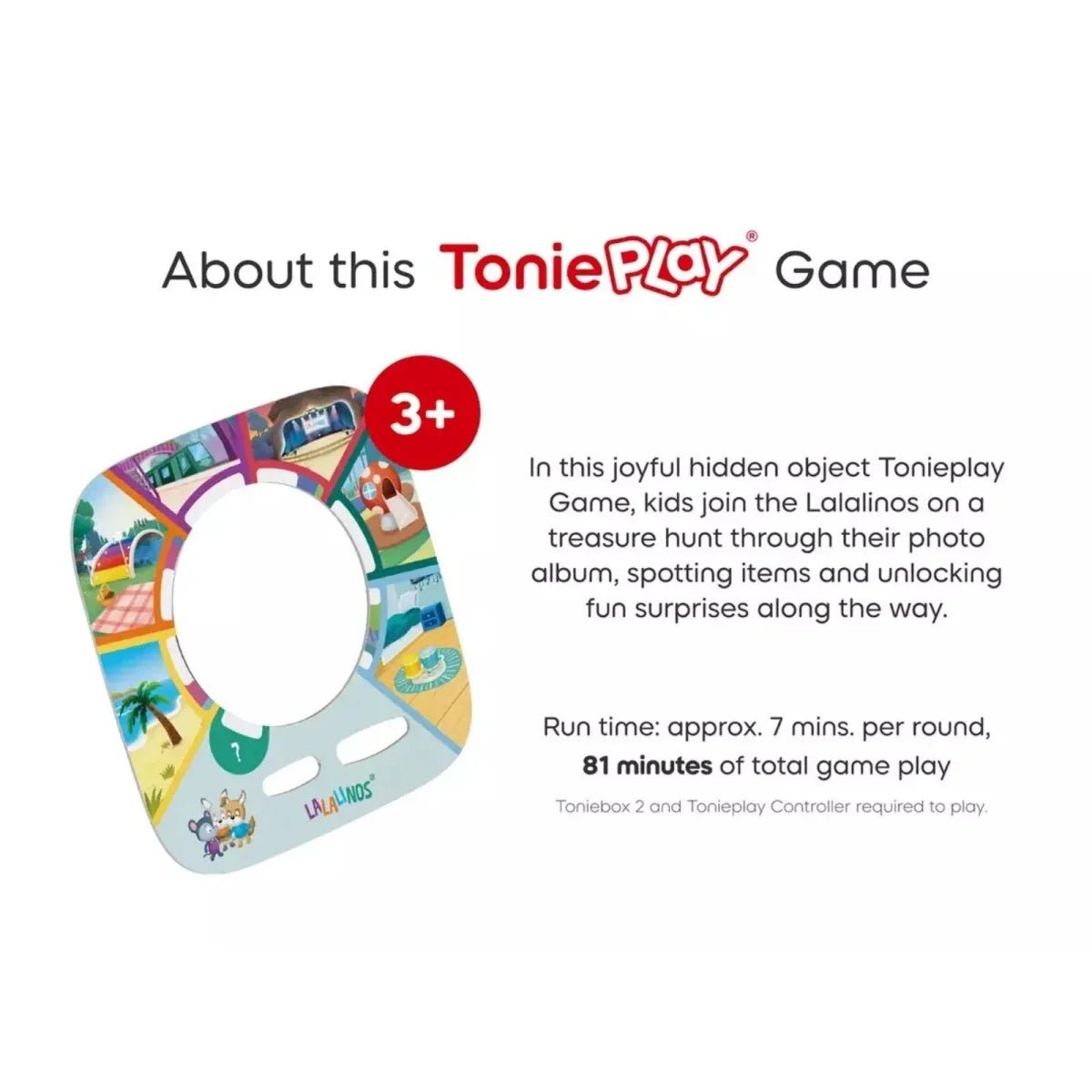 Tonies Tonieplay Lalalinos Find the Photo Game | Luxury Home Accessories | Heulog Glow