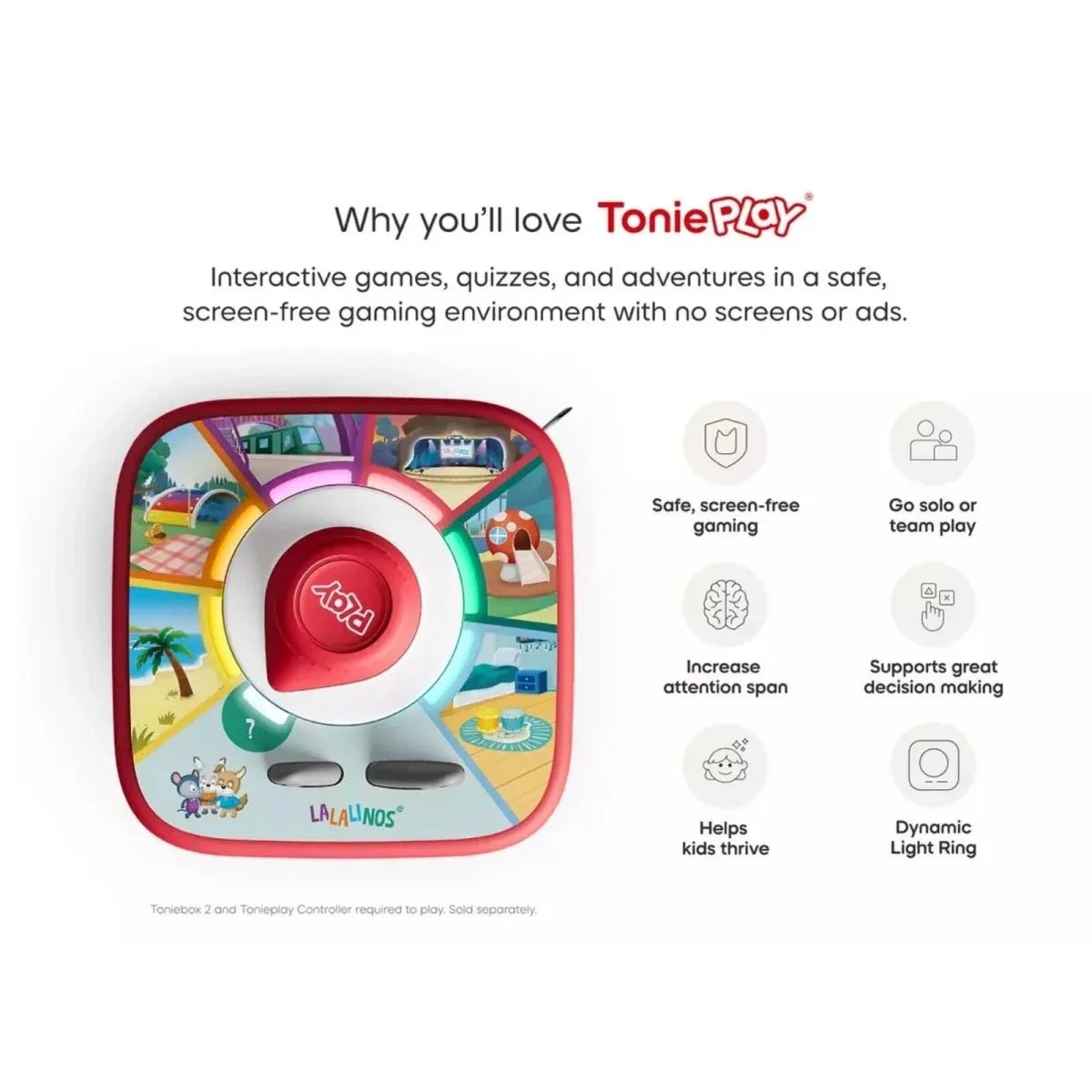 Tonies Tonieplay Lalalinos Find the Photo Game | Luxury Home Accessories | Heulog Glow