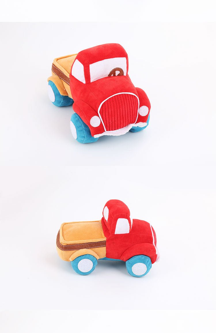 Tooth Grinding And Sound Making Plush Car Dog Toy | Luxury Home Accessories | Heulog Glow