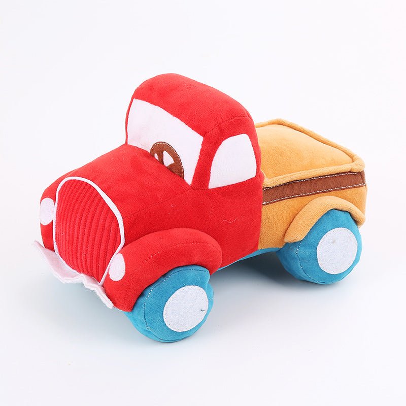 Tooth Grinding And Sound Making Plush Car Dog Toy | Luxury Home Accessories | Heulog Glow