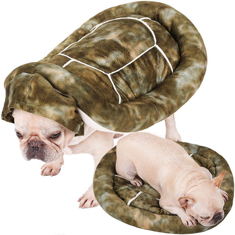 Tortoise Dual Purpose Transfiguration Multifunctional Pet Nest Winter Warm Clothing | Luxury Home Accessories | Heulog Glow