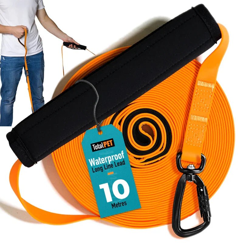 Total Pet Carabiner Waterproof Training Dog Lead 10m - RSP £24.99 | Luxury Home Accessories | Heulog Glow