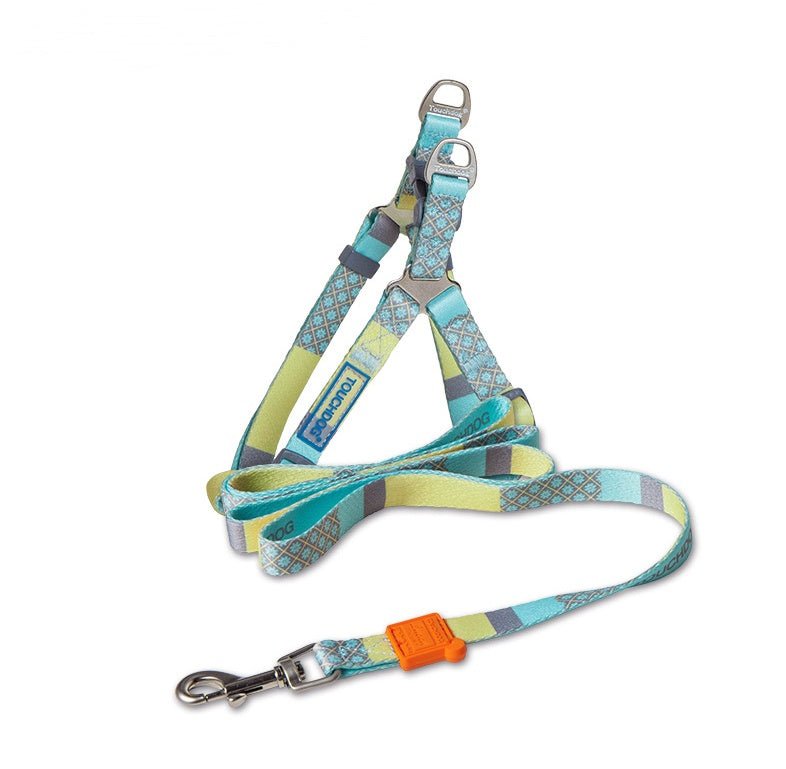 Touch dog it''s new heat transfer printing traction rope chest back collar dog rope walking dog artifact traction outdoor belt | Luxury Home Accessories | Heulog Glow