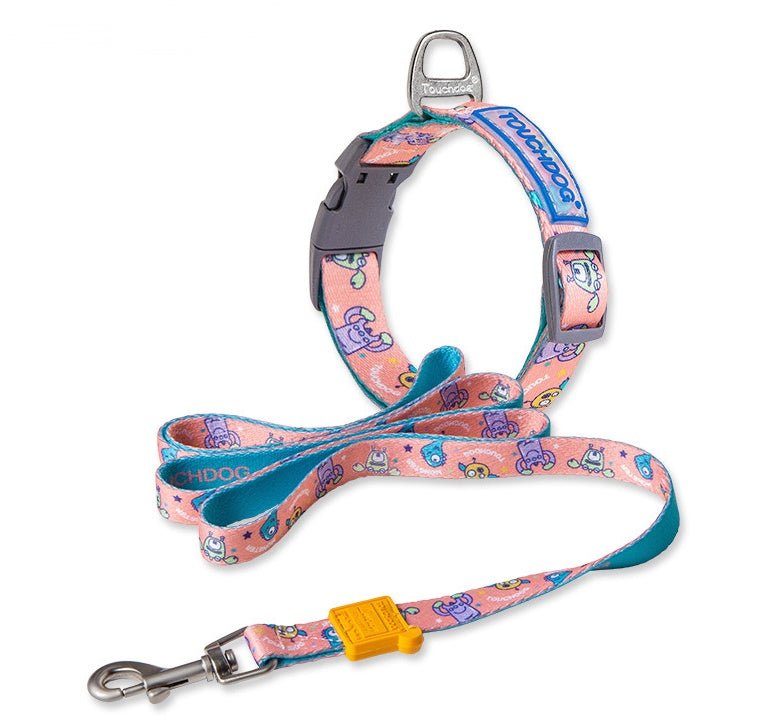 Touch dog it''s new heat transfer printing traction rope chest back collar dog rope walking dog artifact traction outdoor belt | Luxury Home Accessories | Heulog Glow