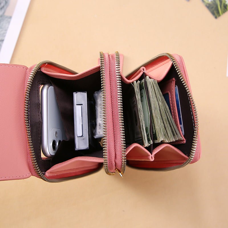 Touch Screen Mobile Phone Bag Small Crossbody Shouder Bags Women Long Wallet | Luxury Home Accessories | Heulog Glow