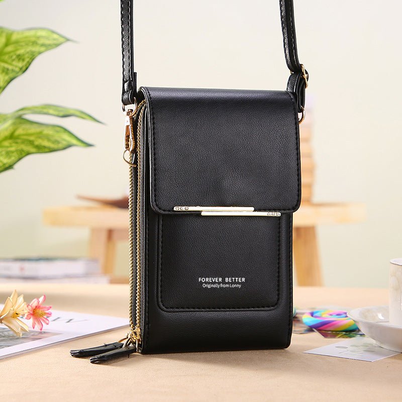 Touch Screen Mobile Phone Bag Small Crossbody Shouder Bags Women Long Wallet | Luxury Home Accessories | Heulog Glow