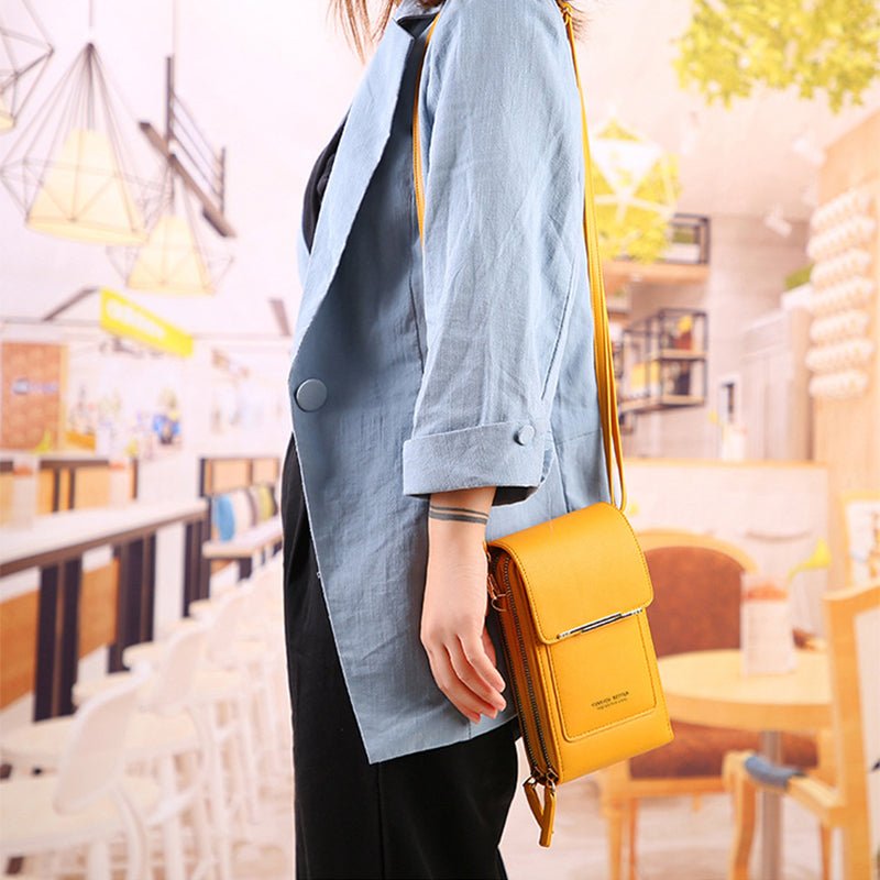 Touch Screen Mobile Phone Bag Small Crossbody Shouder Bags Women Long Wallet | Luxury Home Accessories | Heulog Glow