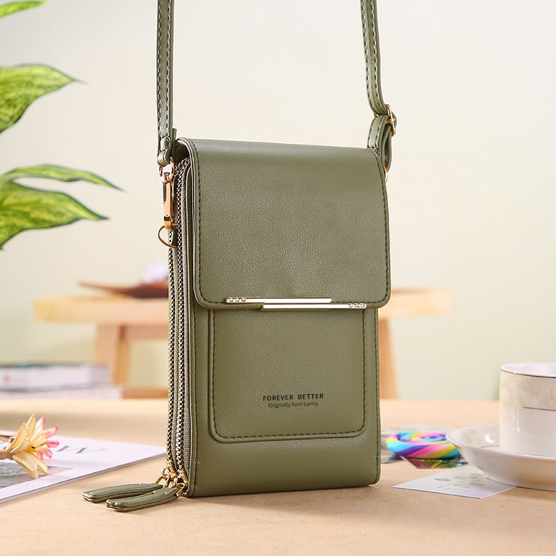 Touch Screen Mobile Phone Bag Small Crossbody Shouder Bags Women Long Wallet | Luxury Home Accessories | Heulog Glow