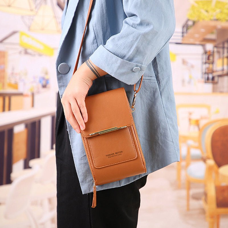 Touch Screen Mobile Phone Bag Small Crossbody Shouder Bags Women Long Wallet | Luxury Home Accessories | Heulog Glow