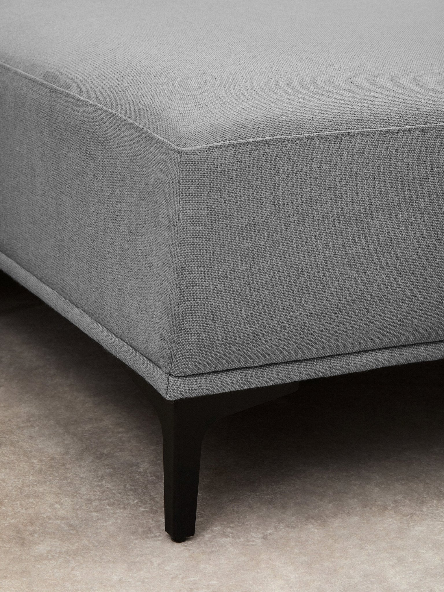 Toulon 3 Seat Grey Fabric Right Chaise Sofa | Luxury Home Accessories | Heulog Glow
