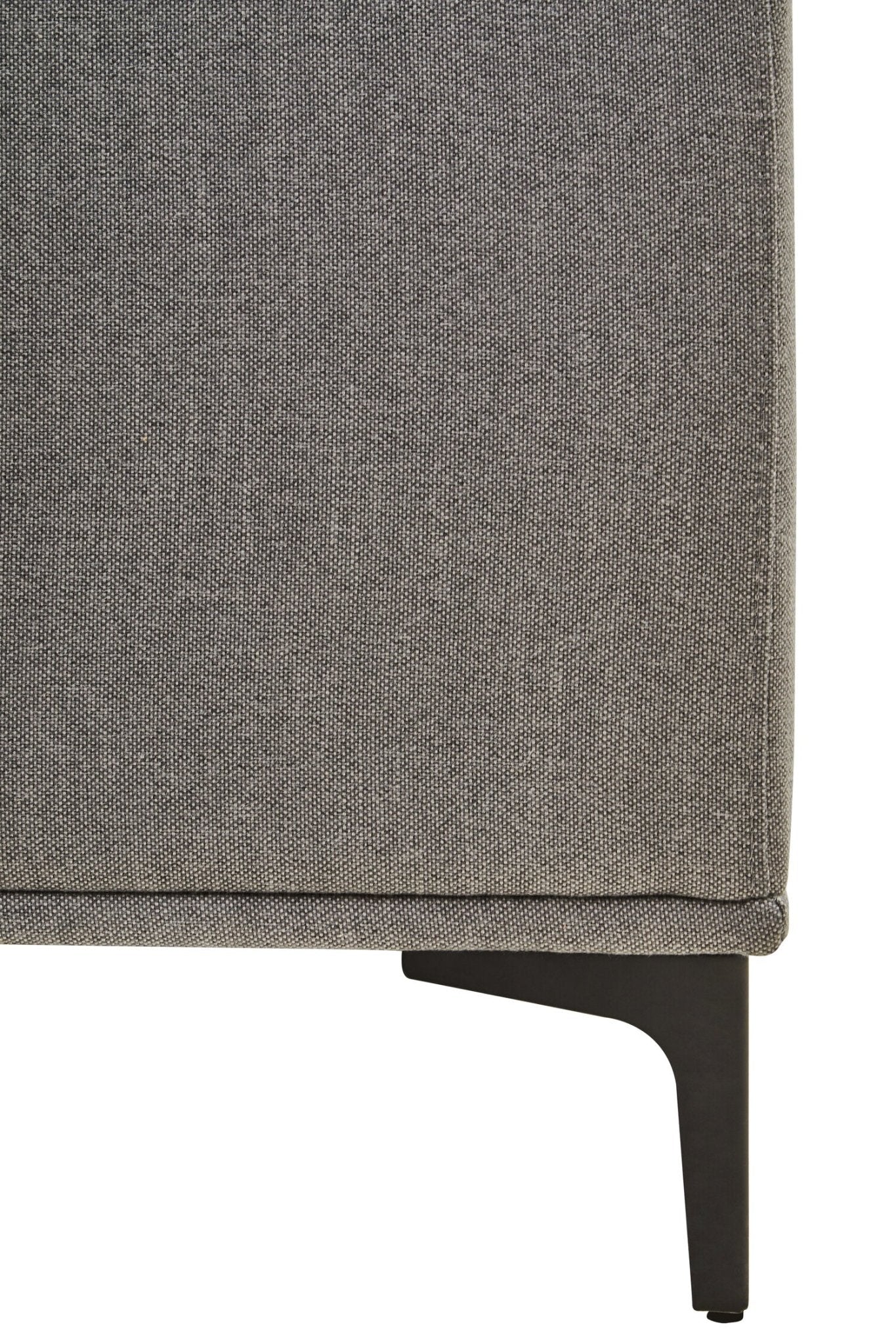 Toulon 3 Seat Grey Fabric Right Chaise Sofa | Luxury Home Accessories | Heulog Glow
