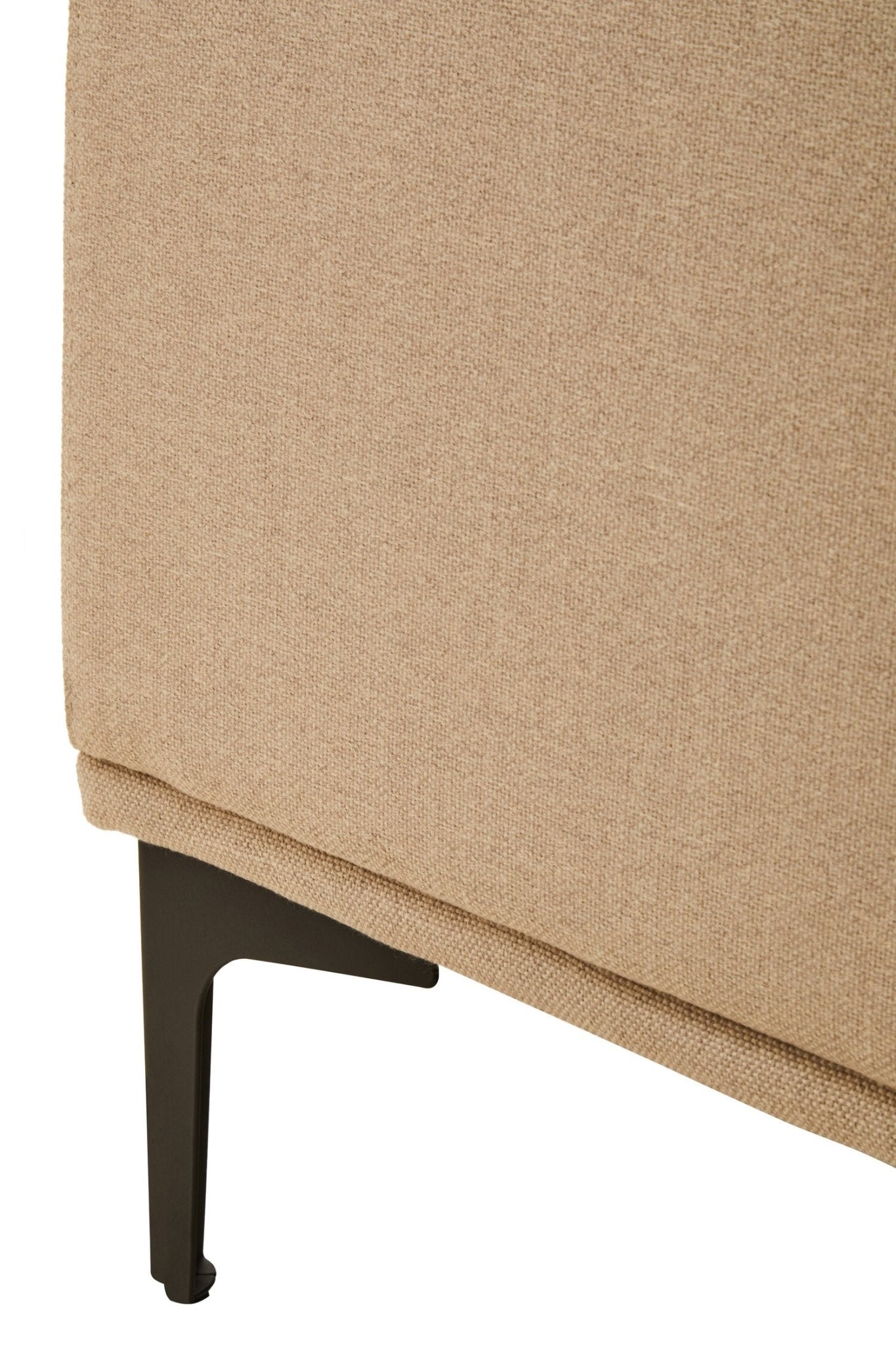 Toulon 3 Seat Natural Fabric Right Chaise Sofa | Luxury Home Accessories | Heulog Glow