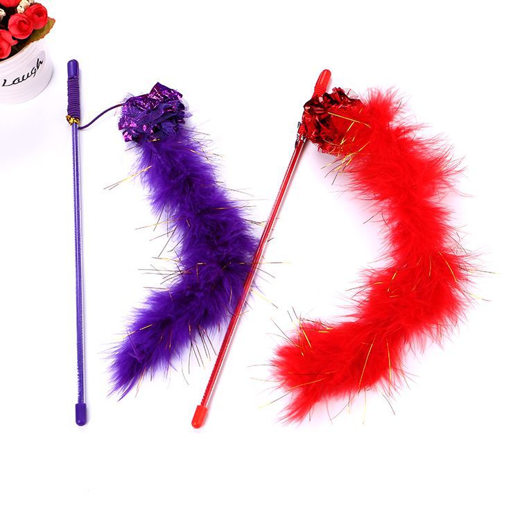 Toy Funny Stick Short Rod Ringing Paper Ball | Luxury Home Accessories | Heulog Glow