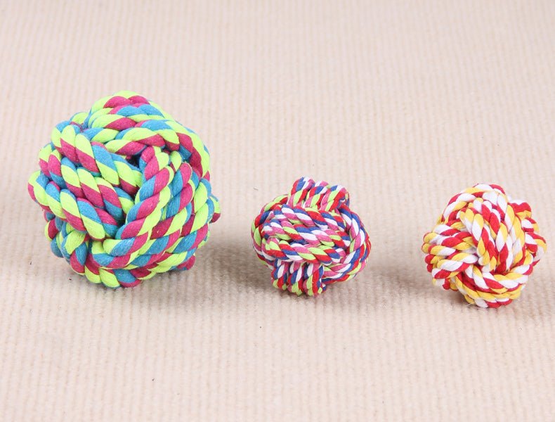 Toy Knot Molar Teeth Resistant Teeth Clean Teeth Knitting Ball Teddy Golden Retriever | Luxury Home Accessories | Heulog Glow