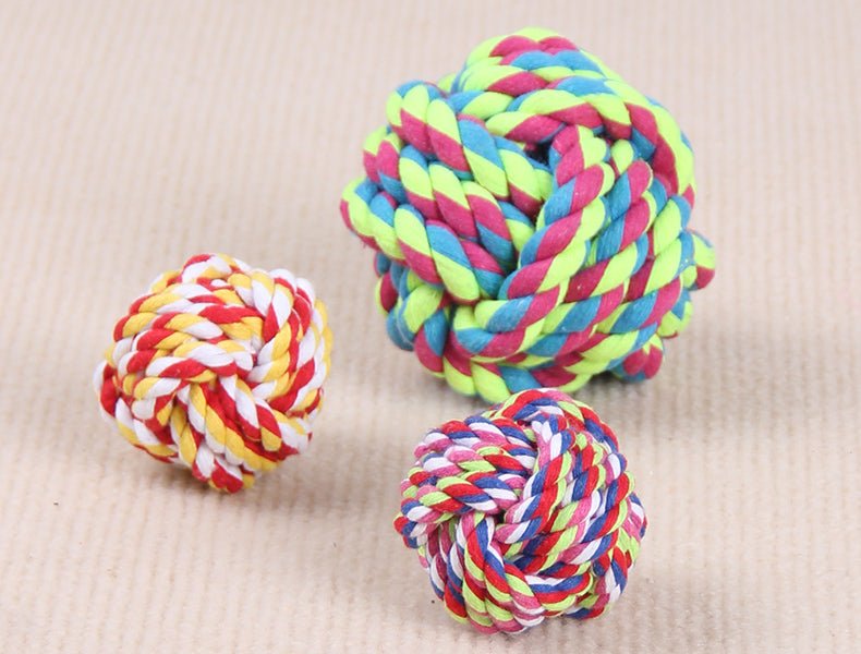 Toy Knot Molar Teeth Resistant Teeth Clean Teeth Knitting Ball Teddy Golden Retriever | Luxury Home Accessories | Heulog Glow