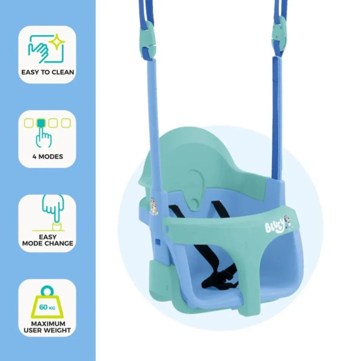 TP Forest Acorn Growable Swing Set with Bluey Quadpod | Luxury Home Accessories | Heulog Glow