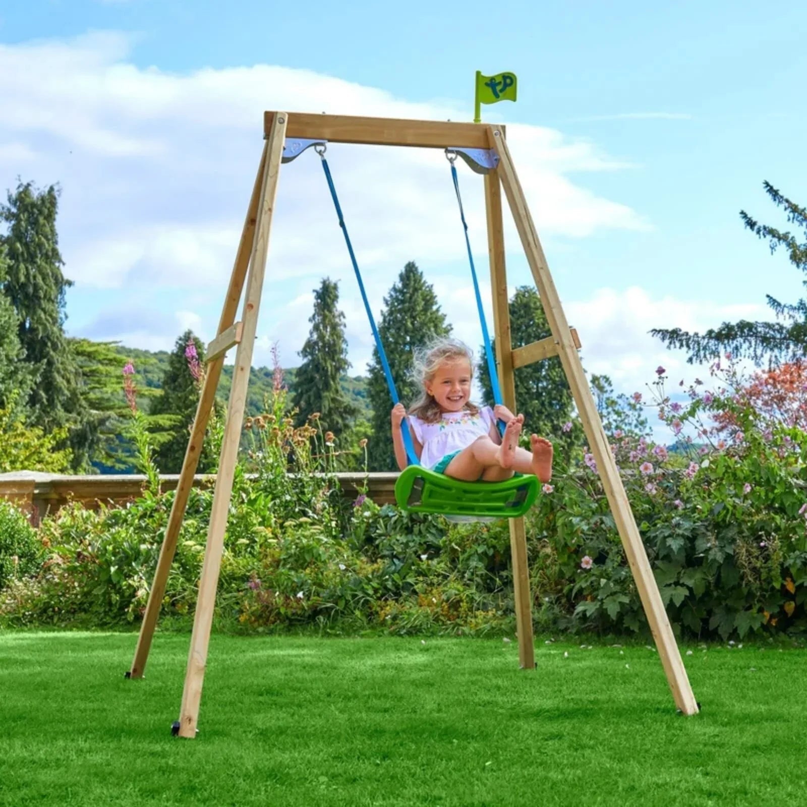 TP Forest Wooden Single Swing | Luxury Home Accessories | Heulog Glow