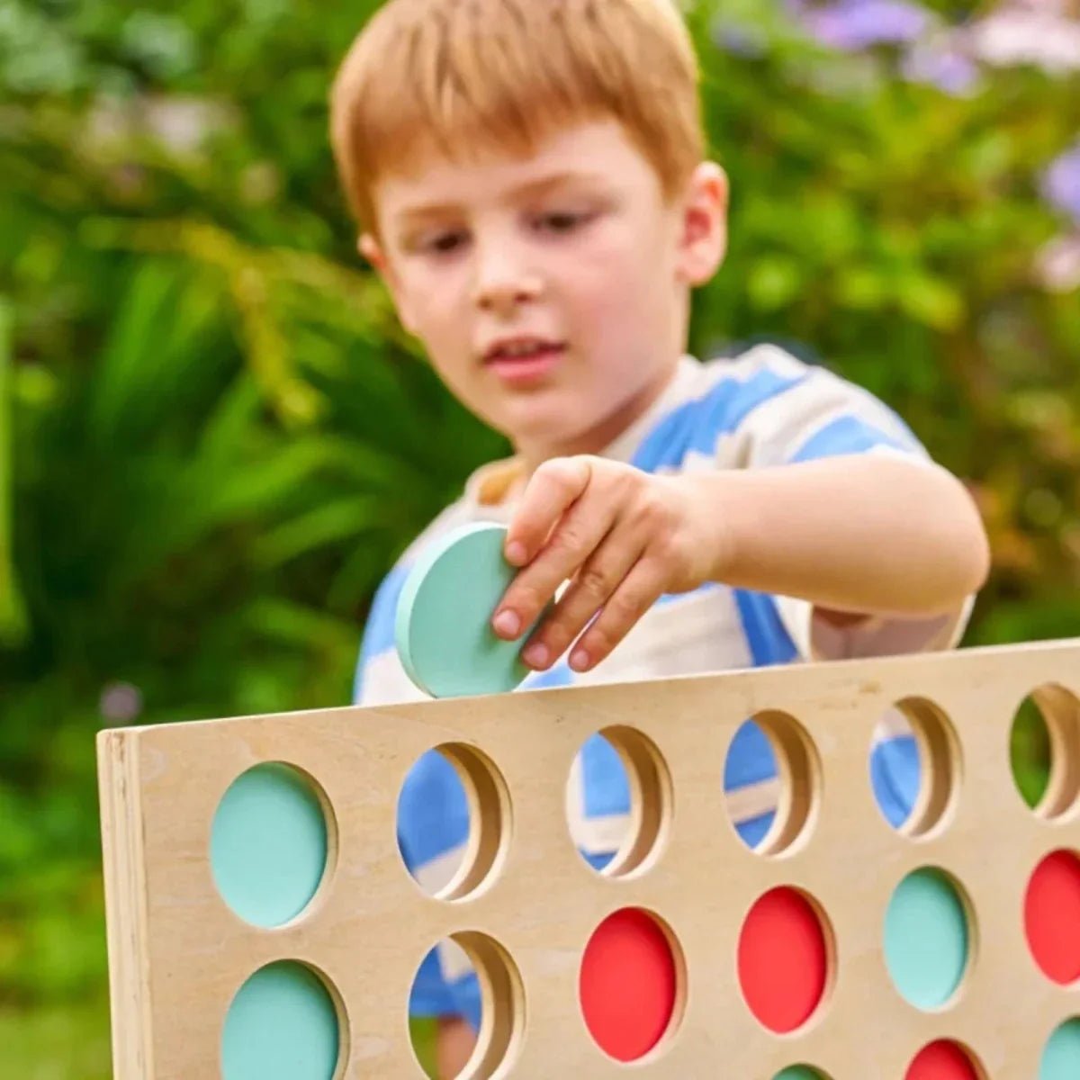 TP Giant Wooden 4-in-1 Row Game | Luxury Home Accessories | Heulog Glow