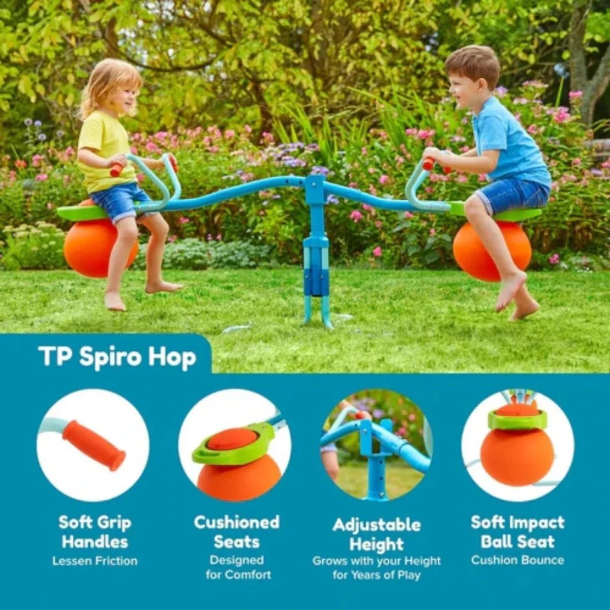 TP Spiro Hop Seesaw | Luxury Home Accessories | Heulog Glow