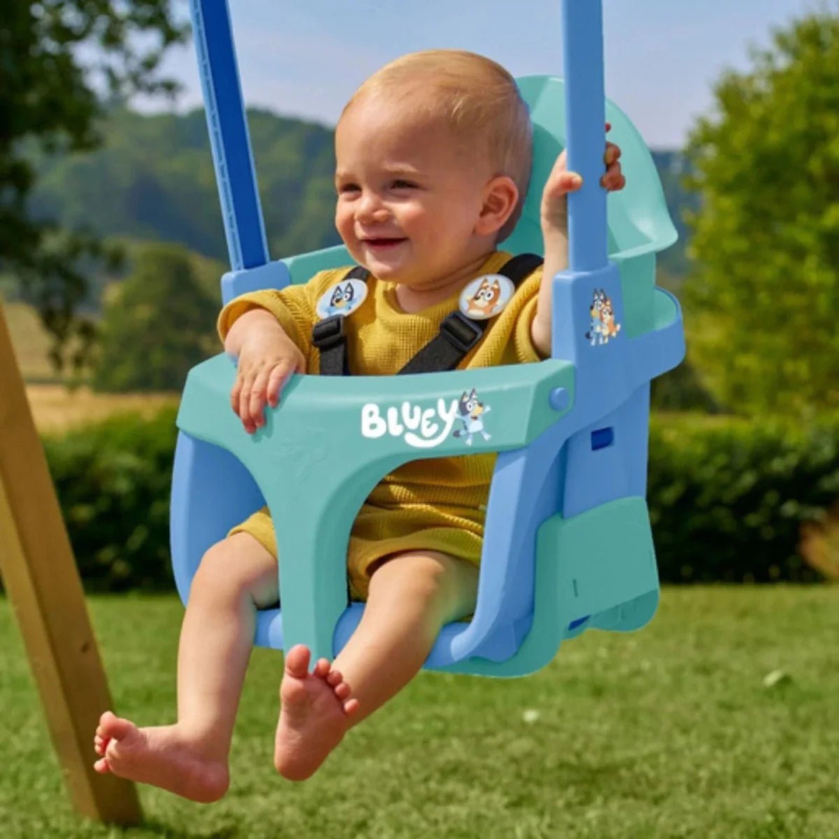 TP Toddler Wooden Tower with Bluey Quadpod | Luxury Home Accessories | Heulog Glow