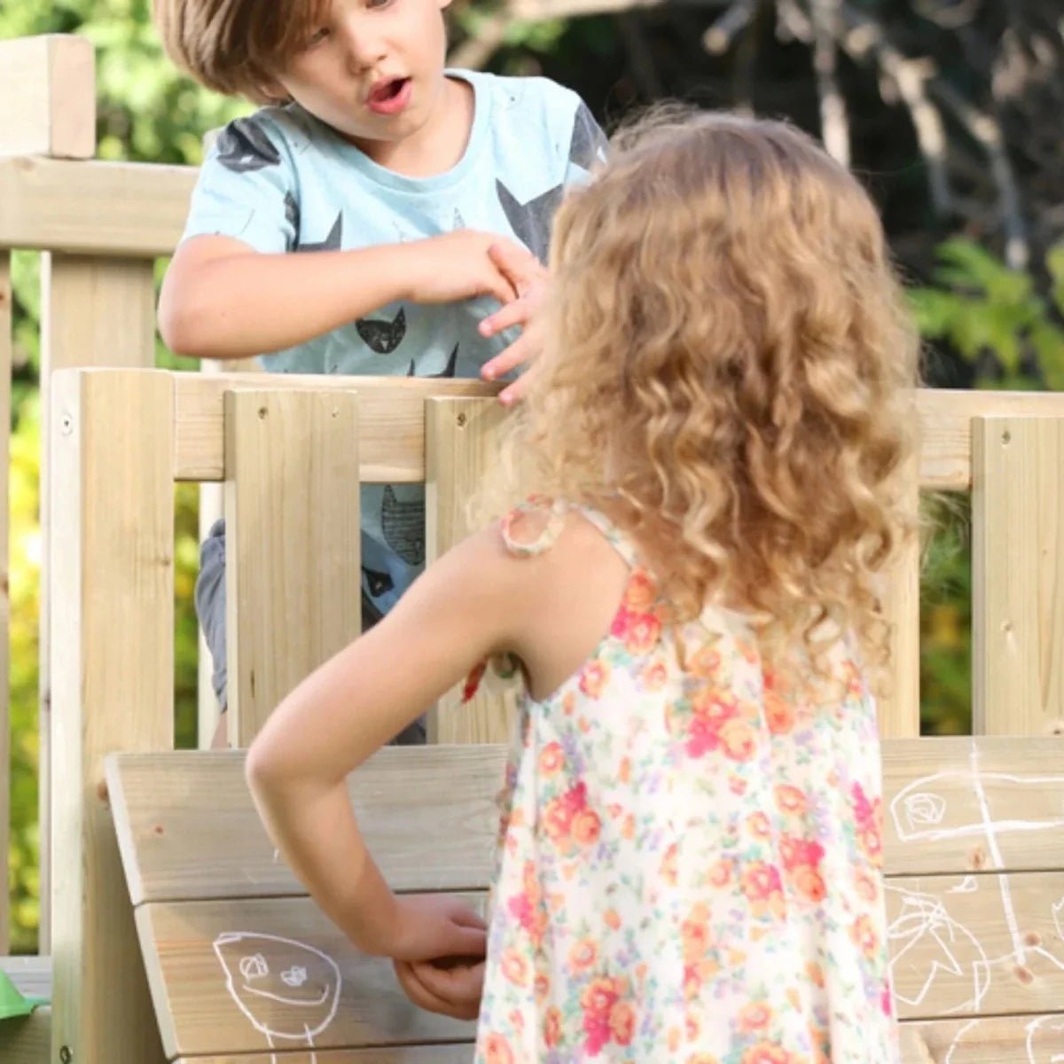 TP Toddler Wooden Tower with Bluey Quadpod | Luxury Home Accessories | Heulog Glow