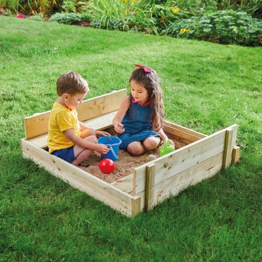 TP Wooden Lidded Sandpit | Luxury Home Accessories | Heulog Glow