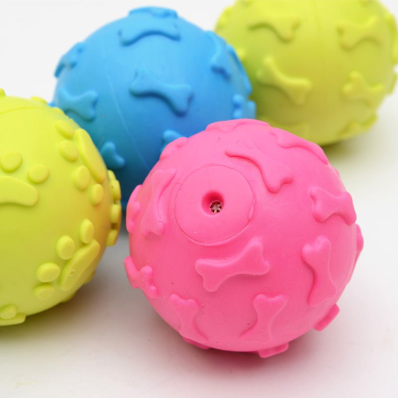 TPR rubber whistle ball pet toy | Luxury Home Accessories | Heulog Glow