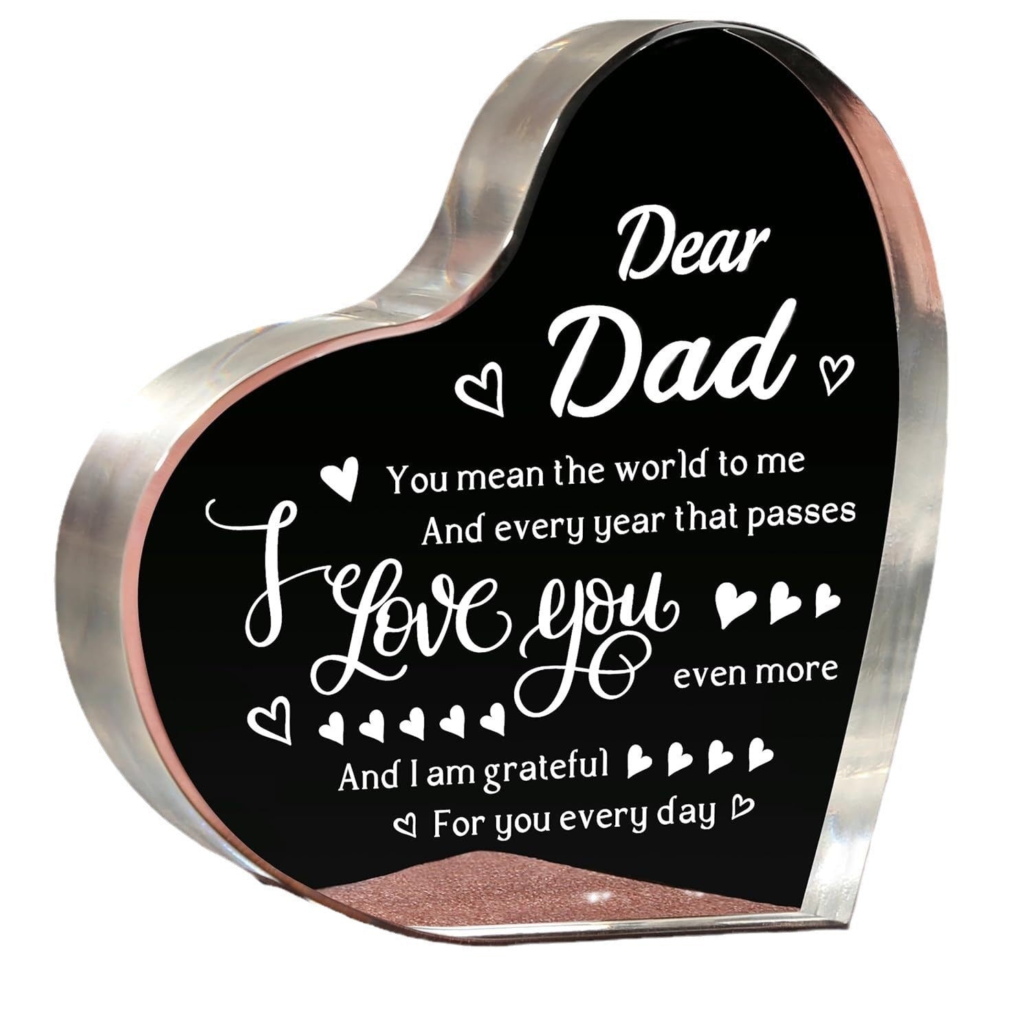 Transparent Love Acrylic Mother's Day Gift Table Decorative Ornaments | Luxury Home Accessories | Heulog Glow