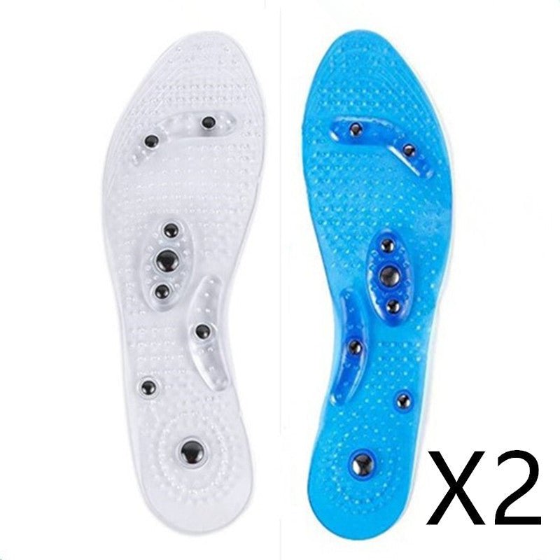 Transparent magnetic therapy insole with 8 magnets | Luxury Home Accessories | Heulog Glow