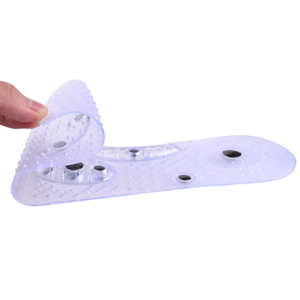 Transparent magnetic therapy insole with 8 magnets | Luxury Home Accessories | Heulog Glow