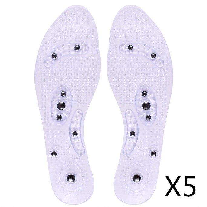 Transparent magnetic therapy insole with 8 magnets | Luxury Home Accessories | Heulog Glow