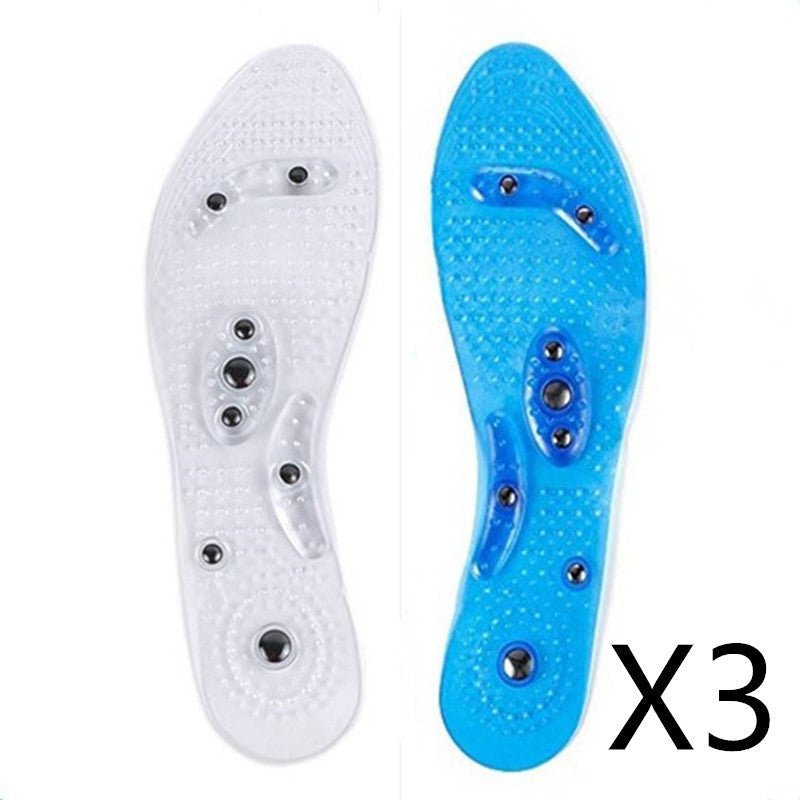 Transparent magnetic therapy insole with 8 magnets | Luxury Home Accessories | Heulog Glow