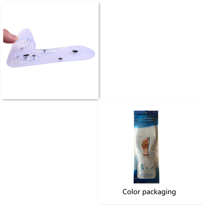 Transparent magnetic therapy insole with 8 magnets | Luxury Home Accessories | Heulog Glow