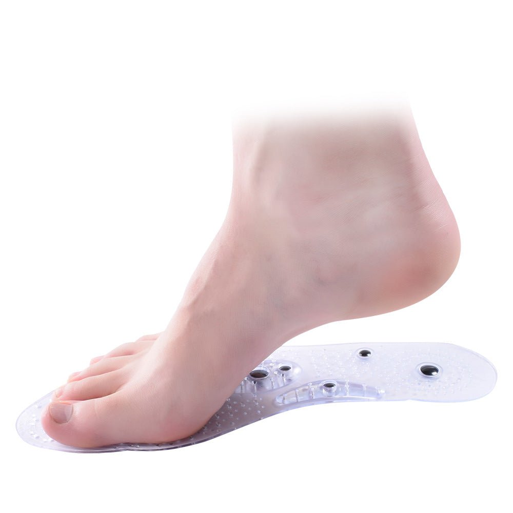 Transparent magnetic therapy insole with 8 magnets | Luxury Home Accessories | Heulog Glow