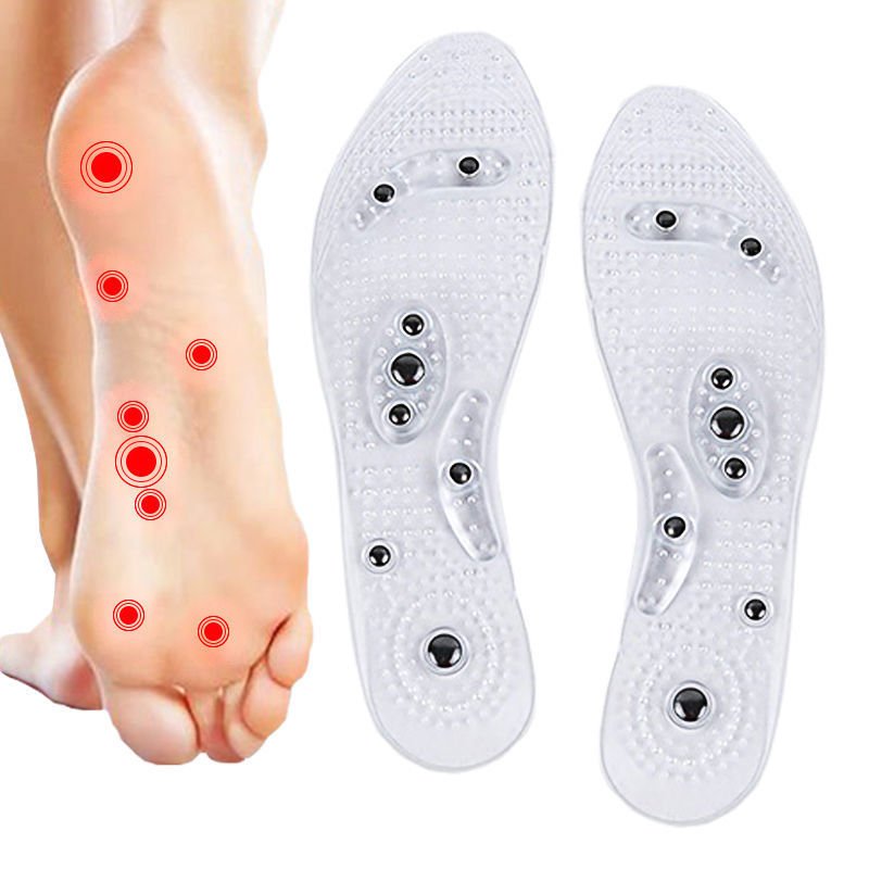 Transparent magnetic therapy insole with 8 magnets | Luxury Home Accessories | Heulog Glow