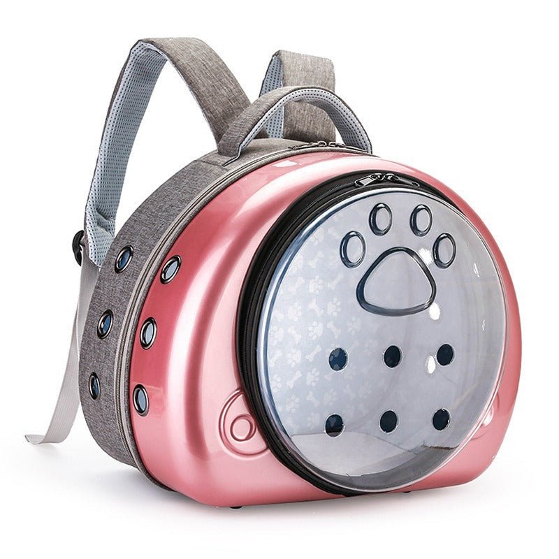 Transparent Space Capsule Pet Portable Breathable Cat Diaper Bag | Luxury Home Accessories | Heulog Glow