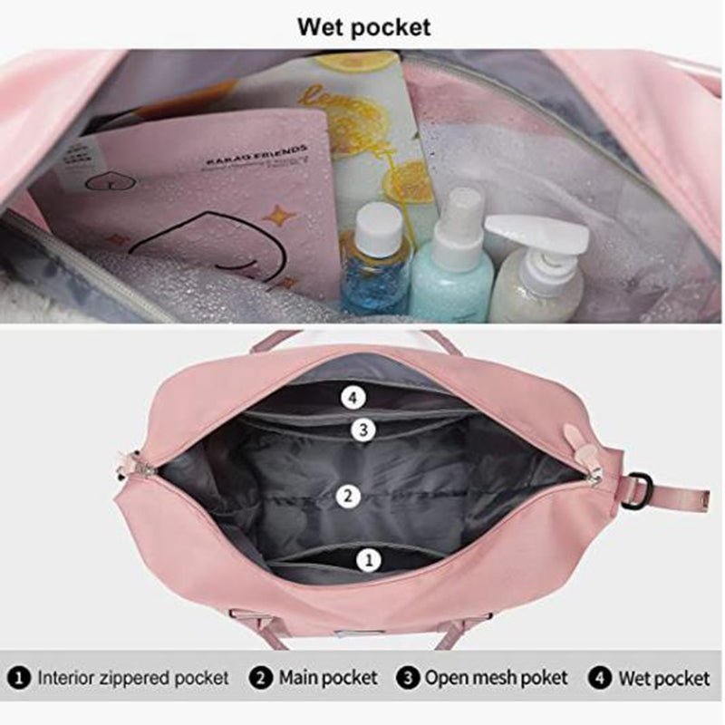Travel Duffel Bags Sports Fitness Gym Tote Bag Women Weekender Overnight Bag | Luxury Home Accessories | Heulog Glow