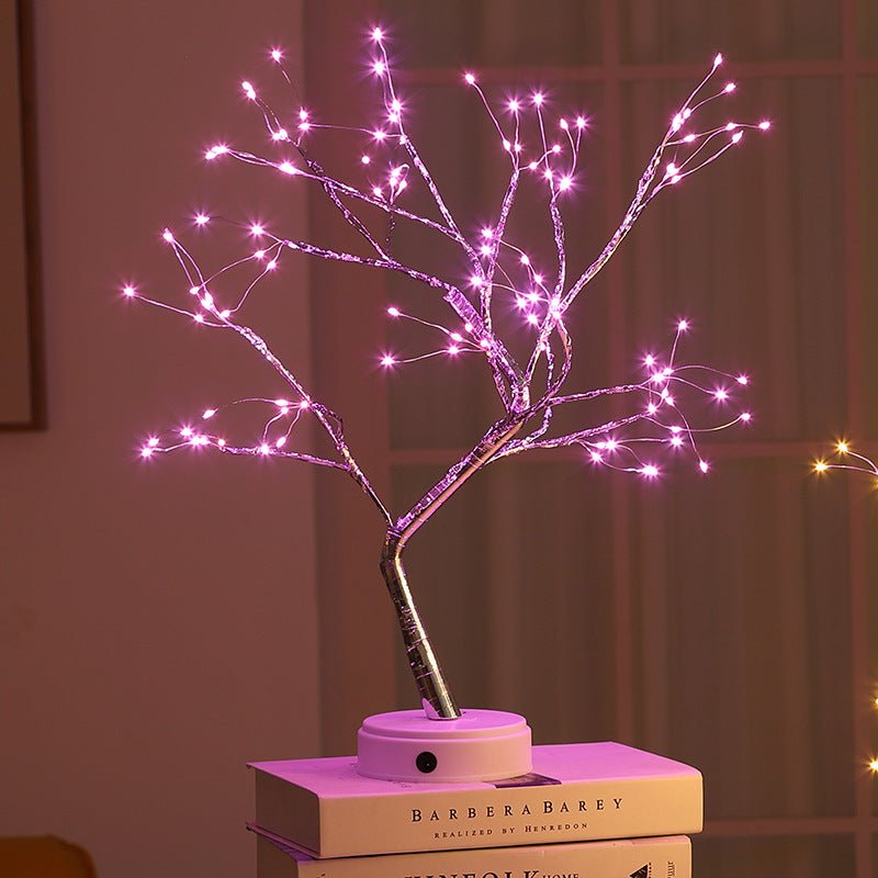 Tree Light Touch Switch Pearl Star Night Light | Luxury Home Accessories | Heulog Glow