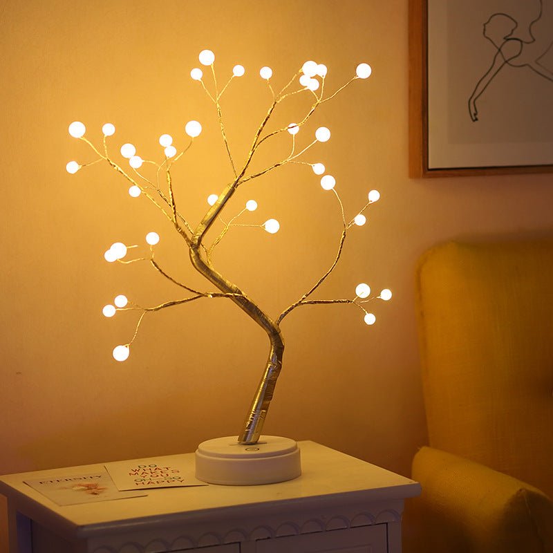 Tree Light Touch Switch Pearl Star Night Light | Luxury Home Accessories | Heulog Glow